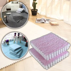 Plys Puslespil Gulvfliser - 10-Pak, 30x30 cm, Skridsikker | FLUFFTILE