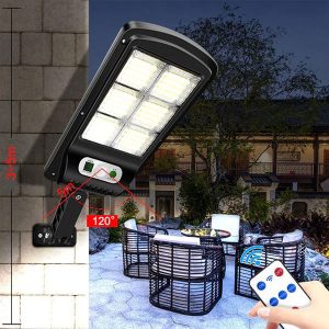 Solcelle bevægelseslys - 48 LED, IP65, 3 tilstande, fjernbetjening | SENSLED