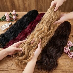 Lang bølget hestehale-extensions | WAVYPONY