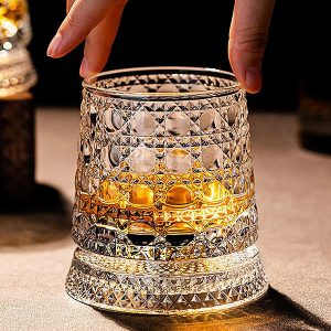 Roterende krystal whiskyglas | GLASORA